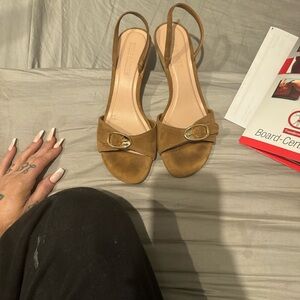 Brand New Steve Madden Tan Dress Heels